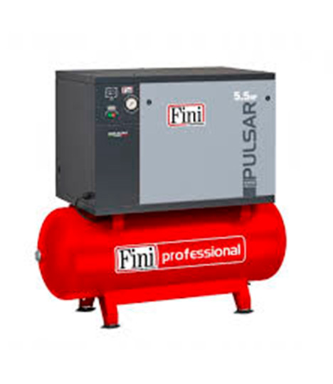 179-10108 Compresor Fini insonorizado sobre depósito PULSAR EVO BK119-500-7,5 CV