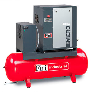Compresor Tornillo 7,5 Cv Fini Micro 500 LTS con Secador